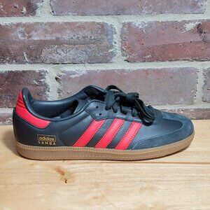 New Adidas Originals Samba OG Carbon Better Scarlet IG6173 Mens Size 9